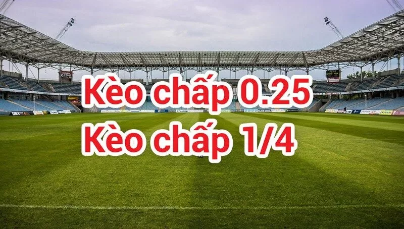 Ví dụ minh họa về kèo tài xỉu 0.25 