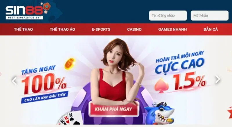 Sin88 thanh toán nhanh, nhiều ưu đãi Sin88 thanh toán nhanh, nhiều ưu đãi